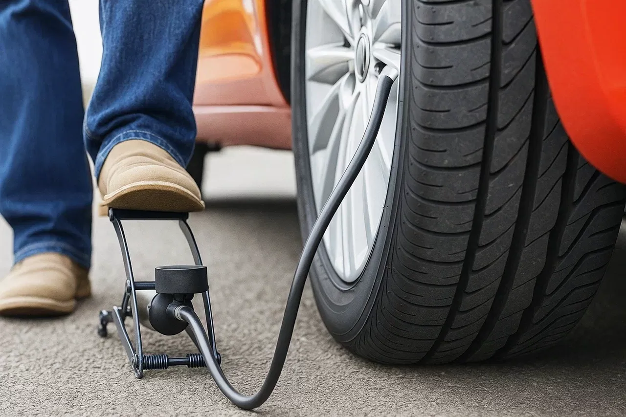 Как правильно подкачивать шины компрессором: пошаговая инструкция