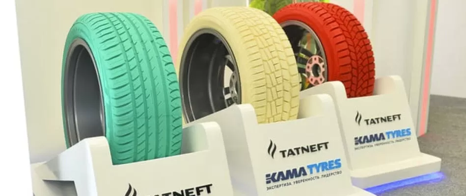 KAMA TYRES представила цветные шины к Дню химика