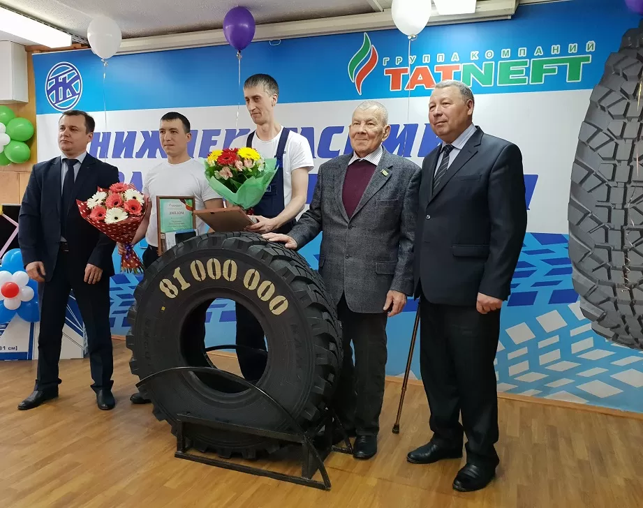 Нижнекамский завод грузовых шин провел встречу с ветеранами