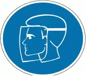 Работать в защитном щитке