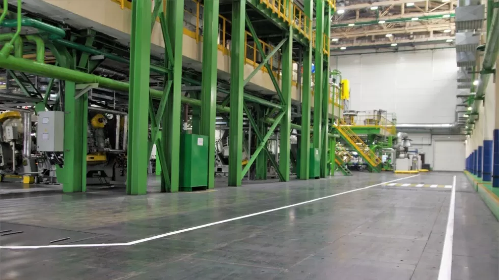 Производственное помещение нового подготовительного цеха Производственное помещение нового подготовительного цеха