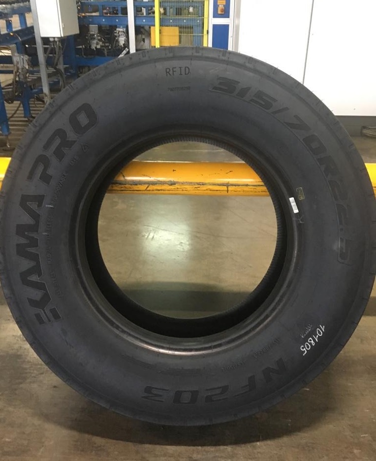 KAMA TYRES начал тестирование ЦМК шин с RFID-метками